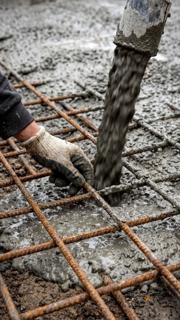 On-Site Ready-Mix Concrete Slab and Foundation Pour Wembley